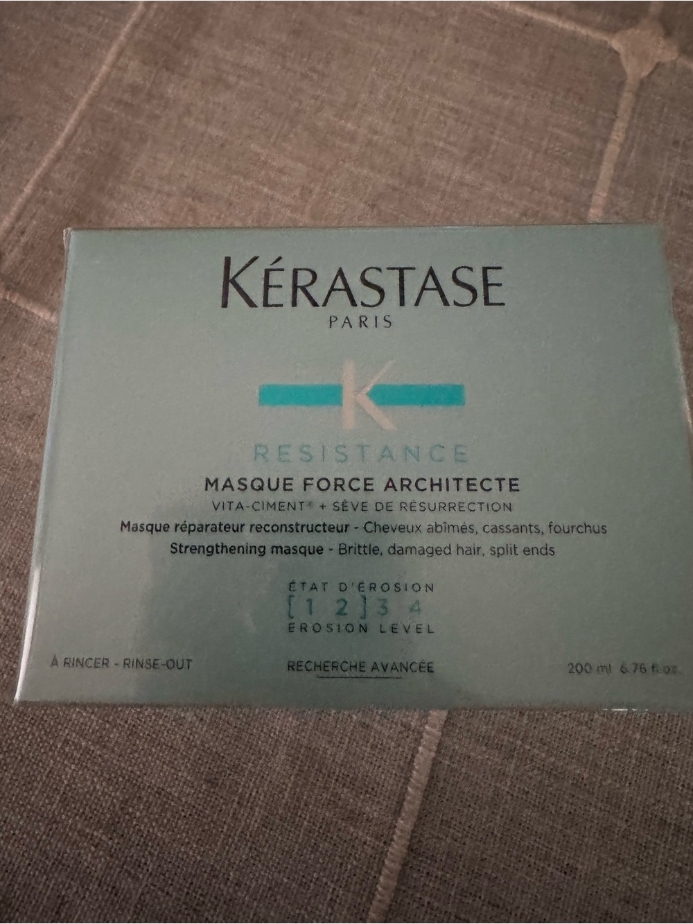 Kerastase Resistance Masque Force Architecte - Mint Green Tube